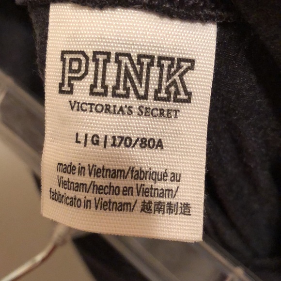 NWT PINK Nation Victoria’s Secret High Waist Ankle Legging. Large. Charcoal Gray - Picture 6 of 8
